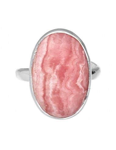 Anello Ovale Casuale di Rodocrosite...
