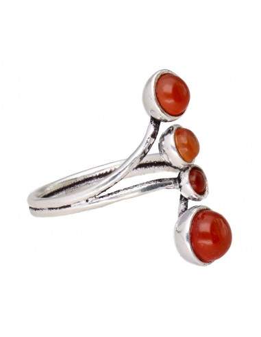 Anello in bagno d'argento con...