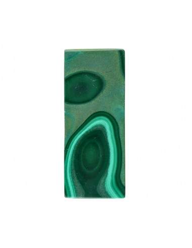Cabochon rettangolare di malachite (1)
