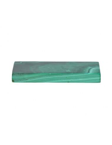 Cabochon rectangulaire de malachite (2)