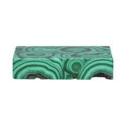 Rectangular Malachite cabochon (4)