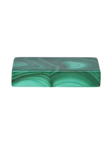 Cabochon rectangulaire de malachite (5)