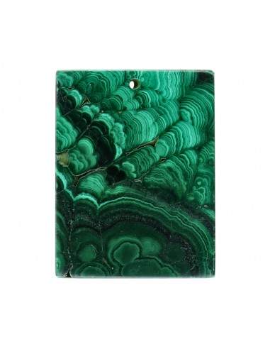 Cabochon rettangolare di malachite (6)