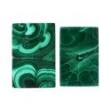 Rectangular Malachite cabochon (8)