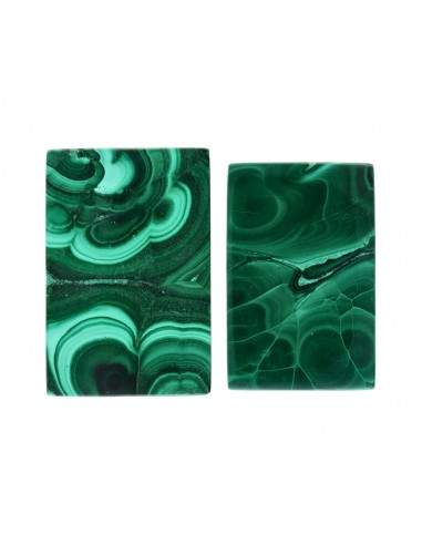 Cabochon rettangolare di malachite (8)