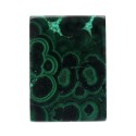 Rectangular Malachite cabochon (10)