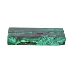 Rectangular Malachite cabochon (10)