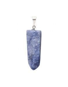 Pendentif Quartz Bleu...