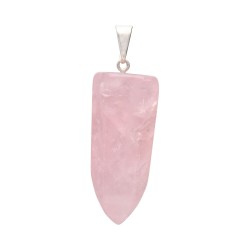 Pendente di Quarzo Rosa Punta Piccola
