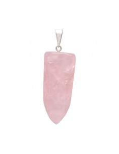 Rose Quartz Pendant Small Tip