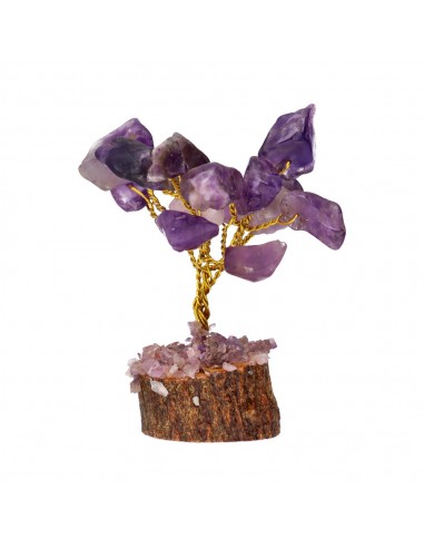 Pacco di 12 mini alberi con minerali