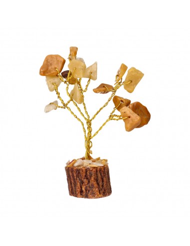 Pacco di 12 mini alberi con minerali