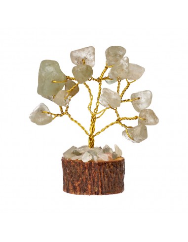 Conjunto de 12 mini árvores com minerais