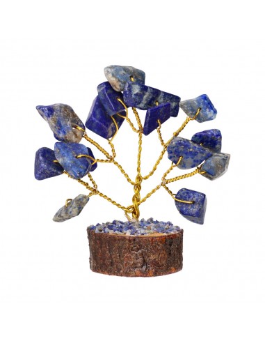 Pacco di 12 mini alberi con minerali