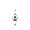 Péndulo Gotland Calavera con Minerales en Plata de Ley 925