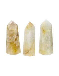 Pointes de quartz hématoïde...