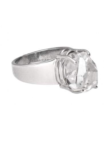 Herkimer Quartz Ring in 925 Sterling...