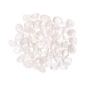 Coroas de quartzo branco 2x1cm