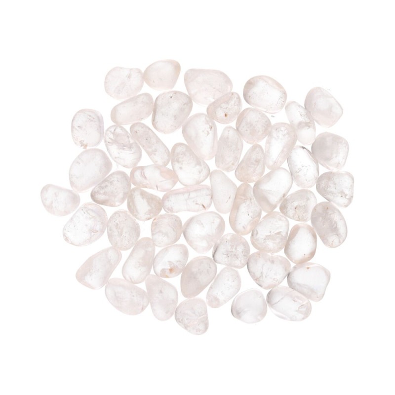 Pietre levigate di quarzo bianco 2 x 1 cm