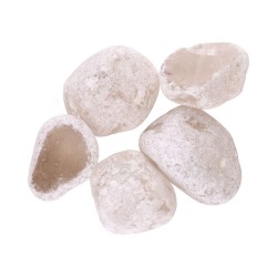 Smoky Quartz Vision Rhodium Plated