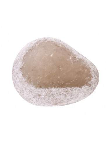 Smoky Quartz Vision Rhodium Plated