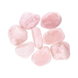 Quartz rose Vision Rhodium 4x2x3cm