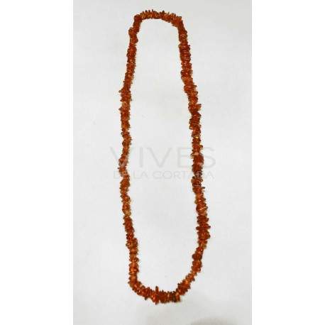 Collar de Ambar en chips largo
