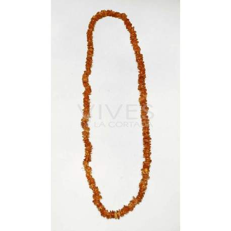Collar chip de Ambar largo color claro