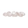 Coroas de quartzo branco de qualidade extra 4x3cm