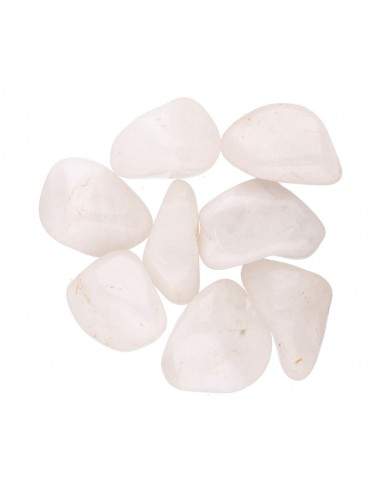 Pietre di quarzo latteo arrotondate...