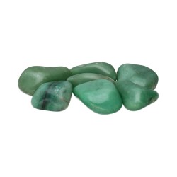 Pietre levigate di quarzo verde 3x2 cm