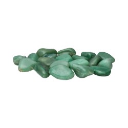 Pietre levigate di quarzo verde 3x2 cm