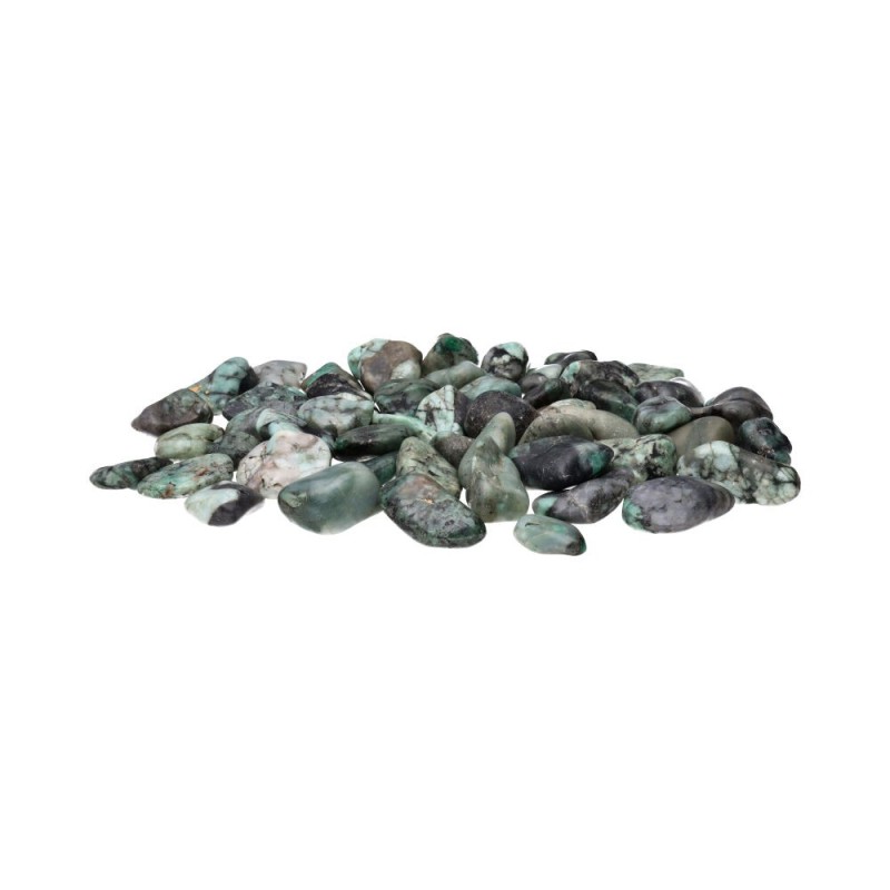 Pietre levigate di smeraldo 4x3 cm
