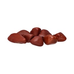 Pietre levigate di diaspro rosso 3x2 cm