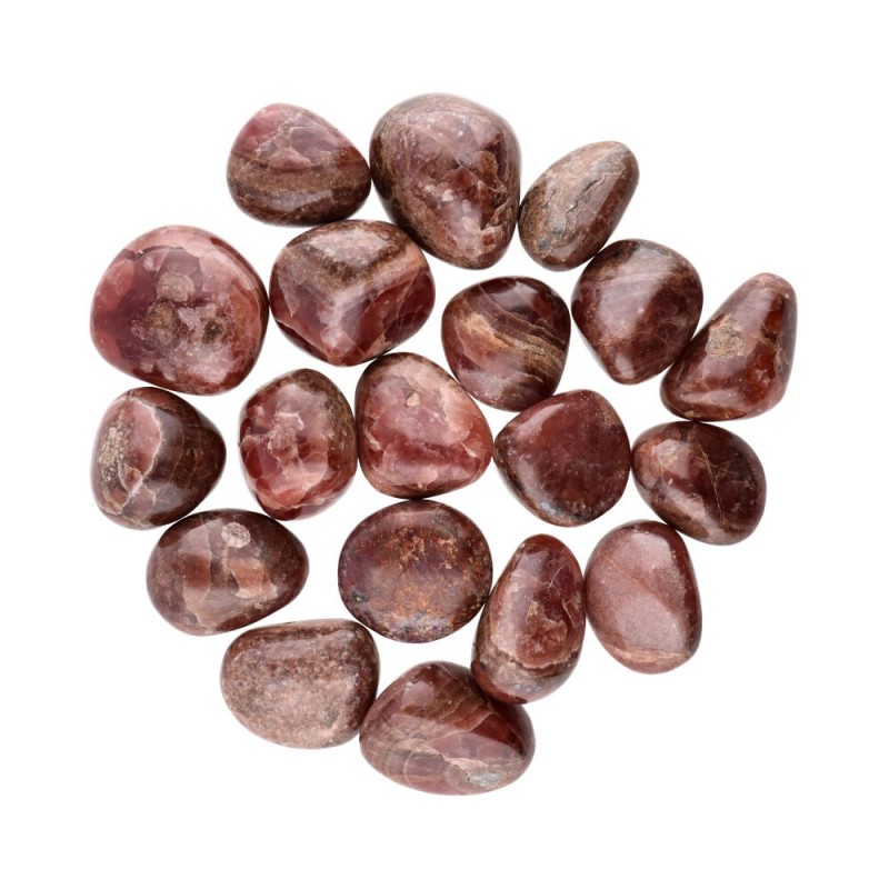 Pietre levigate di rodocrosite 3x4 cm
