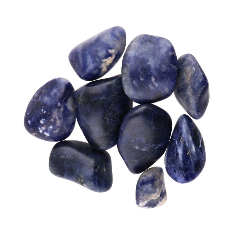 Pietre levigate di sodalite 3 x 2 cm