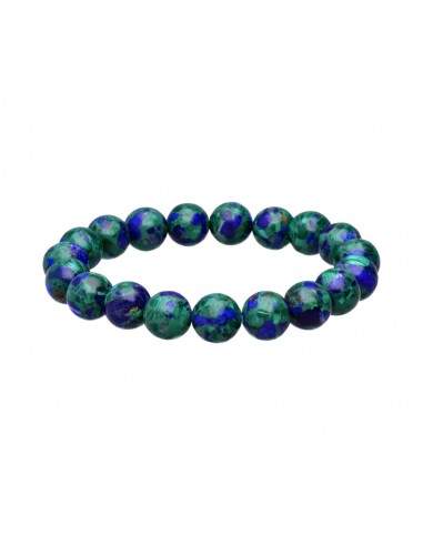 bracelet of azurite malachite natural 10mm