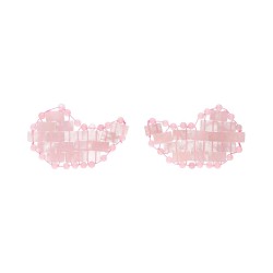 Fasce per Occhiaie in Quarzo Rosa