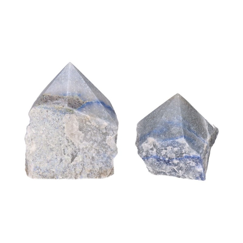 Punte Semipolished di Quarzo Blu
