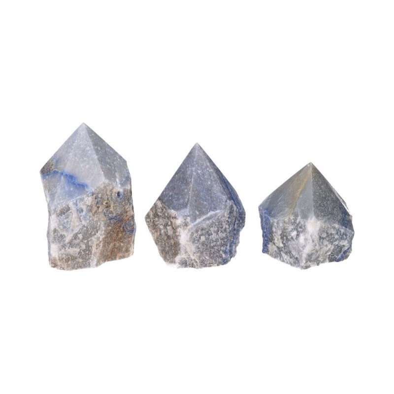 Punte Semipolished di Quarzo Blu