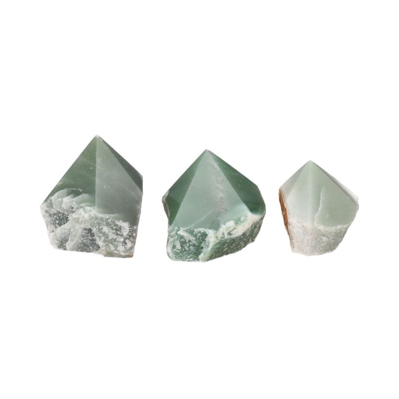 Punte Semipolished di Quarzo Verde