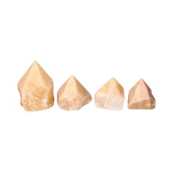 Pointes de calcite semi-polies