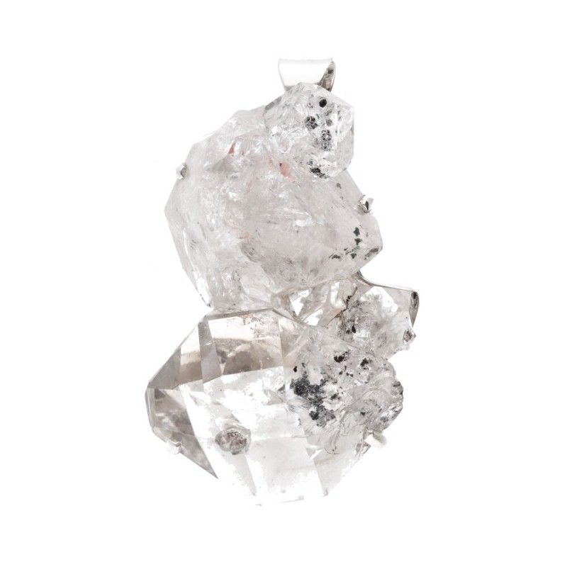 Pendente in Quarzo Hérkimer in Argento Sterling 925 (93E)