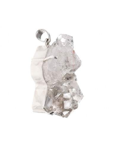 Herkimer Quartz Pendant in 925...