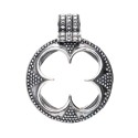 Pendente Flat Gotland grande em prata de lei 925
