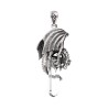 Pendentif en argent 925 avec pointe de dragon