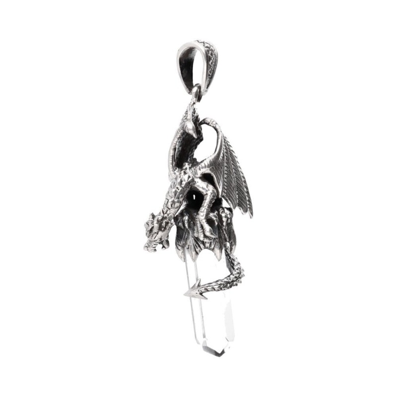 Ciondolo Drago con Punta in Argento 925