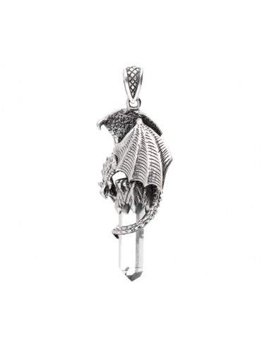 925 Sterling Silver Dragon Pendant...