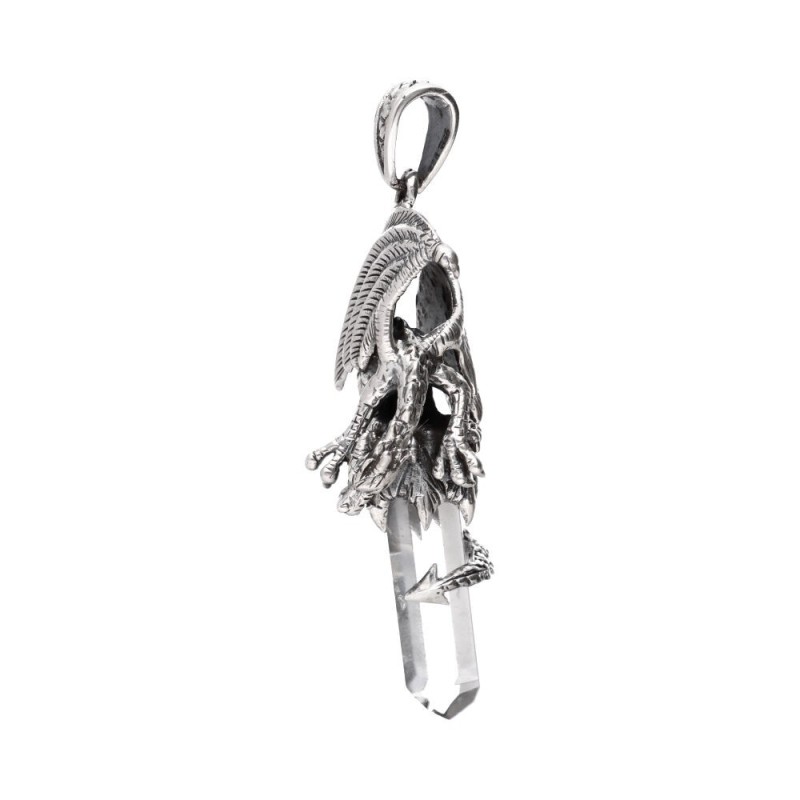 Ciondolo Drago con Punta in Argento 925