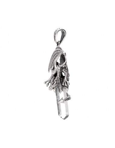 Ciondolo Drago con Punte in Argento...